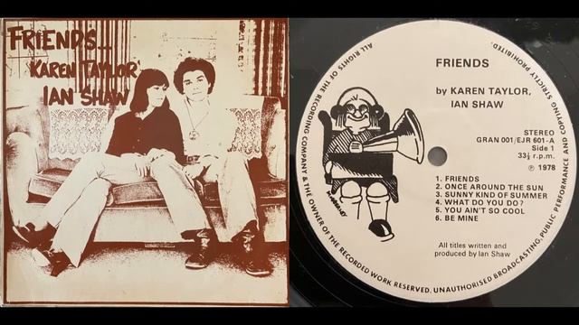 Karen TAYLOR & Ian SHAW – Frienda 1978 LP - You Ain't So Cool