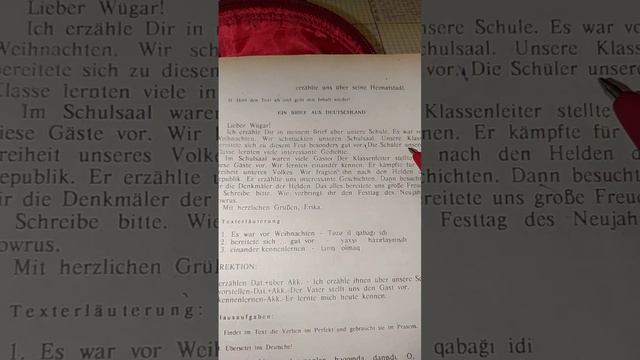 9 кл. нем. яз. EİN BRİEF AUS DEUTSCHLAND.