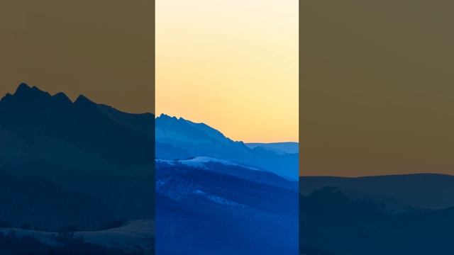 Восход Солнца в горах