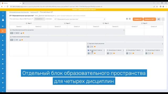Изучение дисциплин в любом порядке.f137