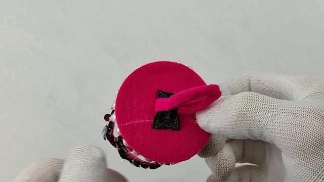 Корона с паетками на резинке