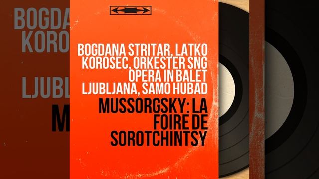 Sorochinsky Fair, Act I, Scene 2: "Ekh, Cherevik, Cherevik" - Meditation. "Zachem ty serdtse...