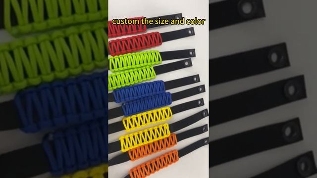 handmade nylon webbing paracord jeep grab handle