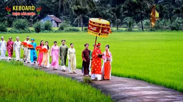 Rượu Cưới Ngày Xuân  Karaoke  Nhạc Sống Tone Nam