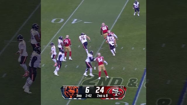 Evan Anderson with a Fumble Recovery vs. Chicago Bears