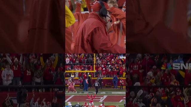 ANDY REID COULDN'T WATCH THE GAME-WINNING FG