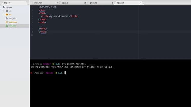 2.8 Git – Основы – Коммиты без git add