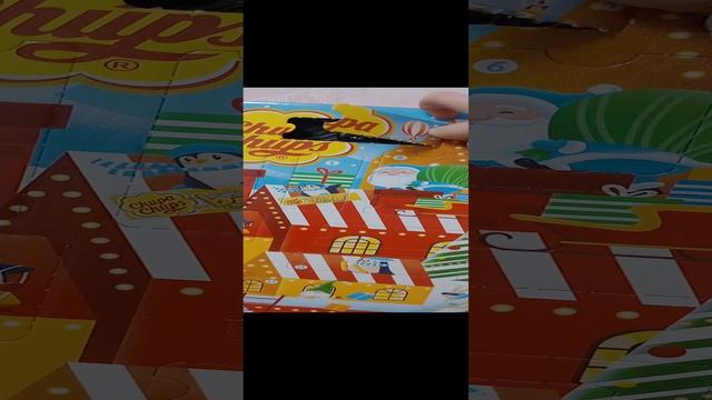 открываем Адвент календарь часть2#новыйгод#адвенткалендарь#чупачупс#леденец