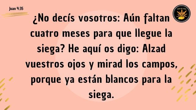 "La mies es mucha" PAN DE VIDA DIARIO. (Devocional)