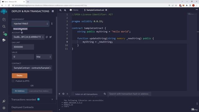 3011 Remix And The Injected Web3 Provider