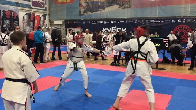 Кубок Никола Японского 23.02.2021 Петр Рыбас (красный шлем с белым бантом) финал