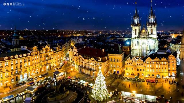 BEAUTIFUL CHRISTMAS MUSIC 2025 In 4K  Top Christmas Songs of All Time for Relaxation, Sleep, Study