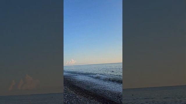 Пляж в Абхазии