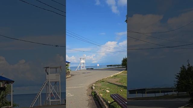 Дорога на пляж посёлка Агудзера