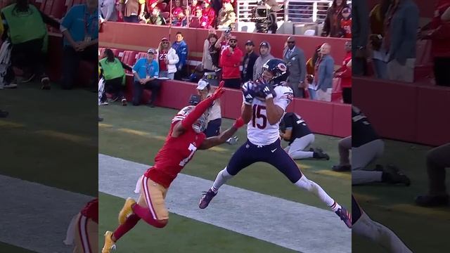 Rome Odunze catches for a 4-yard Touchdown vs. San Francisco 49ers