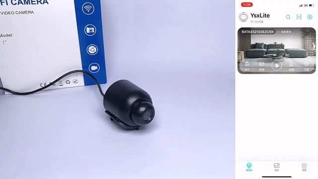Микро видео камера со звуком WI FI