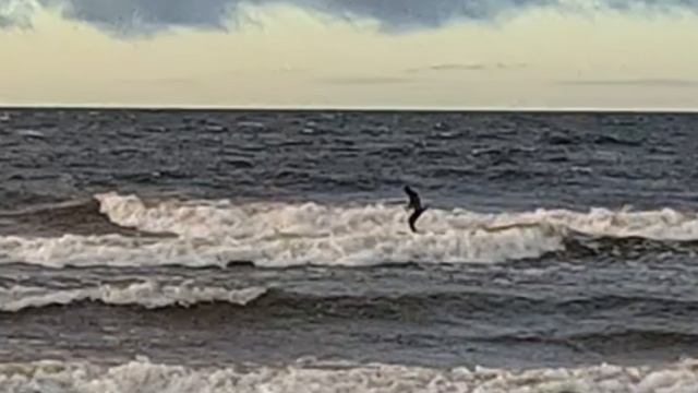 Серфинг в СПб зимой. 10.12.2024 Шашерин Олег