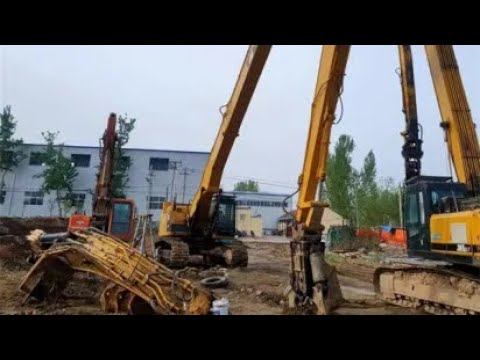 Экскаватор cat349 покрасил раму и собрал стрелу не длиннорукую. Rc excavator