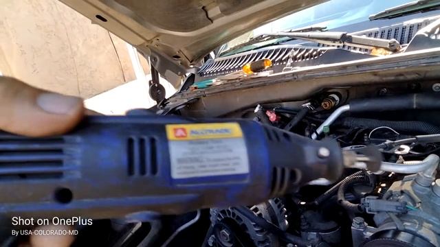 2007 GMC Sierra 4.3 Conector de manguera al calefactor.