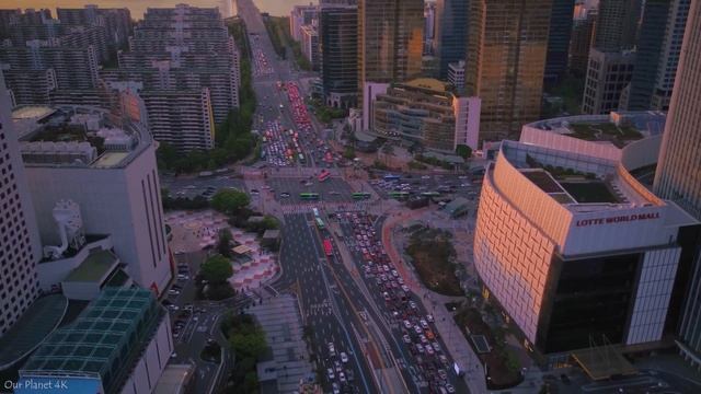 FLYING OVER KOREA (4K UHD) - Relaxing Music Along With Beautiful Nature Videos - 4K Video Ultra HD