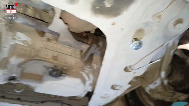 NISSAN Serena 2009. УСТАНОВКА. Защита двигателя и кпп