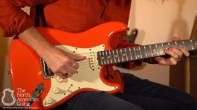 Macmull S-Classic Electric Guitar, Fiesta Red, Played by Brian Love (Part One)