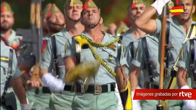 Desfile De La Legión En La Fiesta Nacional España 12 Octubre 2019