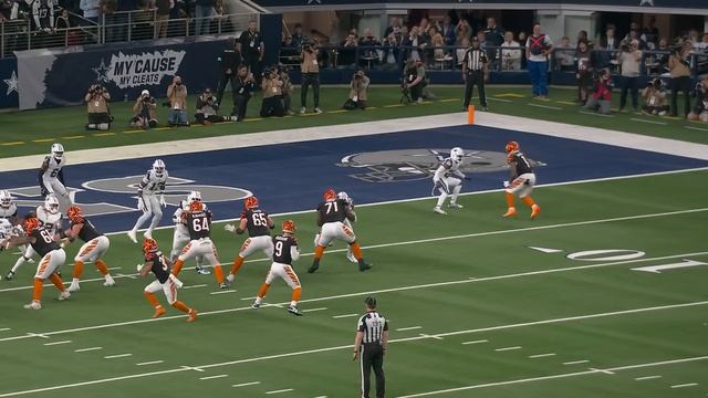 Burrow’s 31st TD pass of 2024 hits toe-tapping Chase at pylon in Dallas