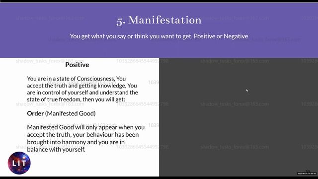 9 Manifestation