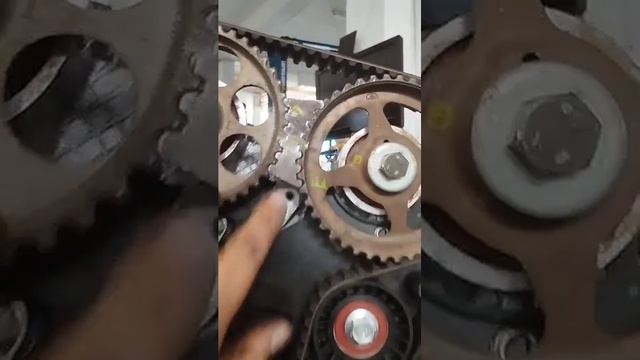 Sincronización banda de tiempo,  Chevrolet Aveo motor 1.6