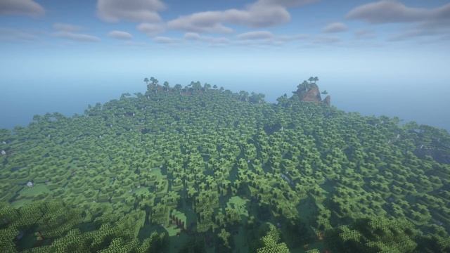 Look Over The Forest RELAXING MUSIC To STAY FOCUS Or CHILL | Minecraft Shaders!
