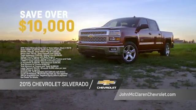 John McClaren Chevrolet Year End Event 2015