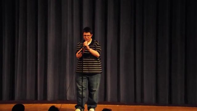 Ryan Finneran Gallagher singing In My Defence by Freddie Mercury