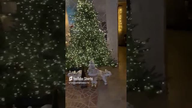 Украшаем ёлочку у сестры😍.mp4