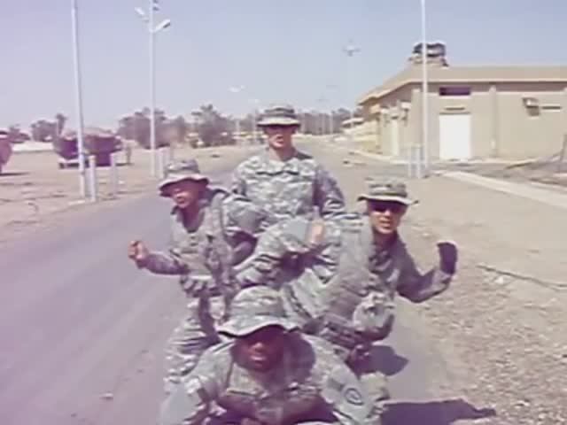 You touched my tra la la - U.S. Military in Iraq