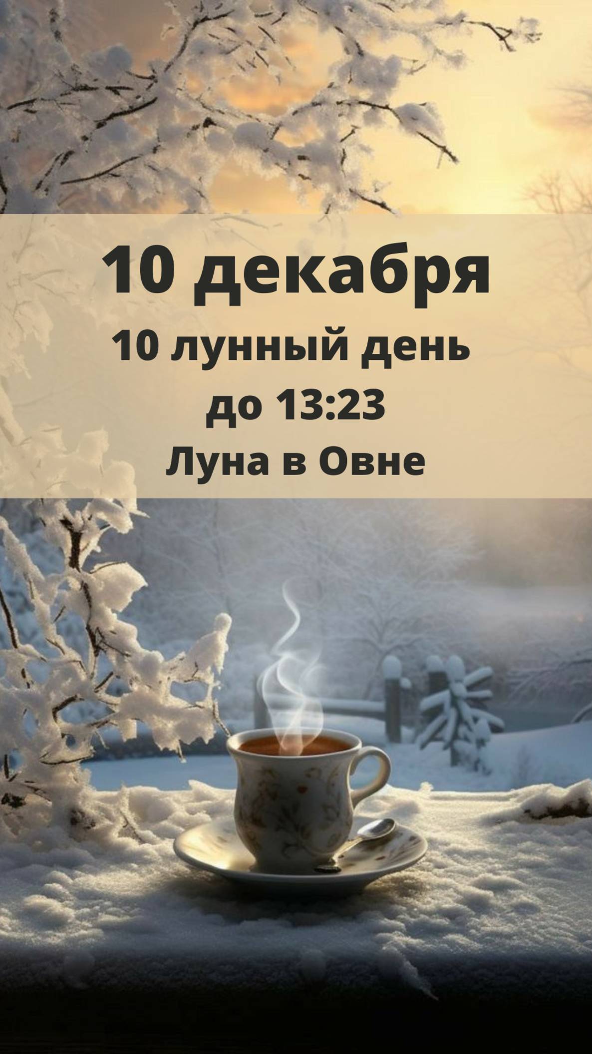 10 ДЕКАБРЯ ЛУННЫЙ КАЛЕНДАРЬ И АСТРО ПРОГНОЗ НА ВТОРНИК