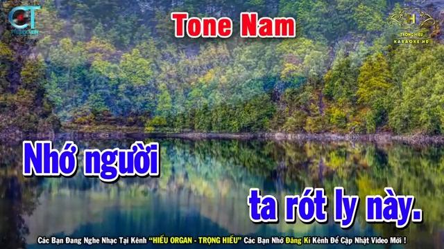 Đắp Mộ Cuộc Tình Karaoke Tone Nam