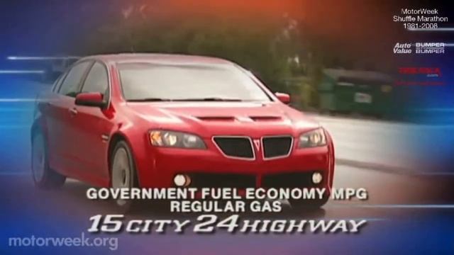 Motorweek 2008 Pontiac G8 Road Test