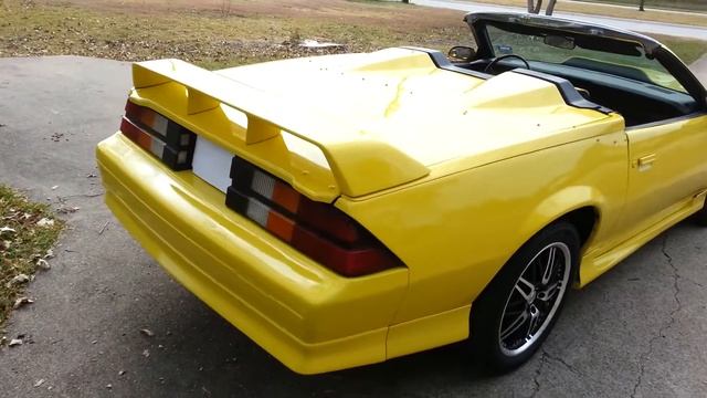 1984 Camaro Z28 autoform 2 seater roadster conversion