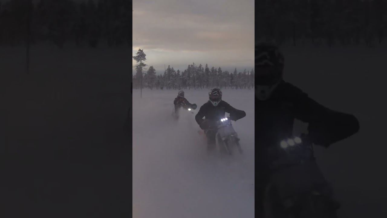 Snow bike relax #motorcycle  #snowbike  #сноубайк