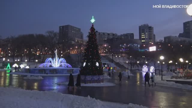 Владивосток закат и звёздное небо.