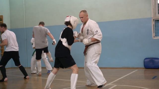 Кёкусинкай Мурманск / Центр Поларбудо / Учебные поединки / Кумитэ (9.10.24)