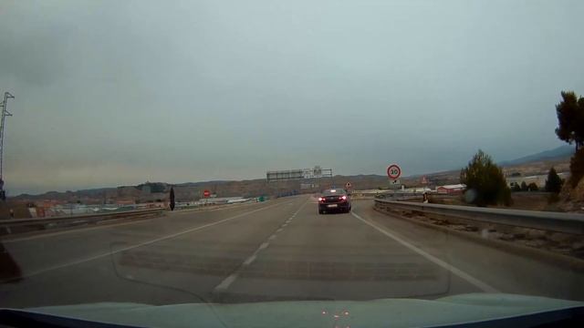 RELAXING DRIVING ON HIGHWAY IN SPAIN || SLOW TV 60FPS | #01