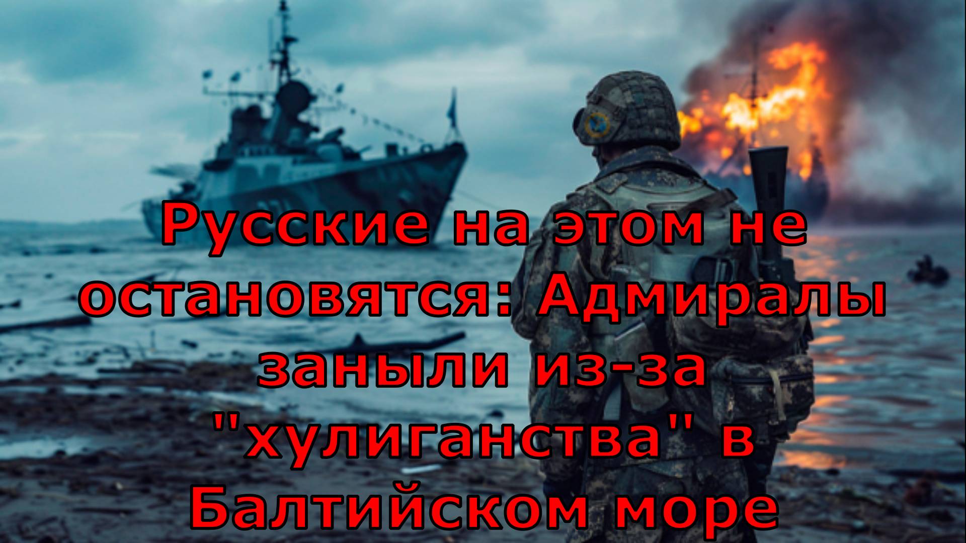 Русские на этом не остановятся: Адмиралы заныли из-за "хулиганства" в Балтийском море