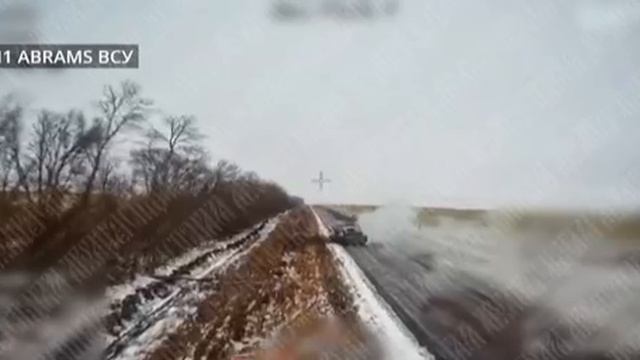 ❗️Наши бойцы подбили танк Abrams M1 ВСУк в приграничье Курской области с помощью FPV-дронов !!!