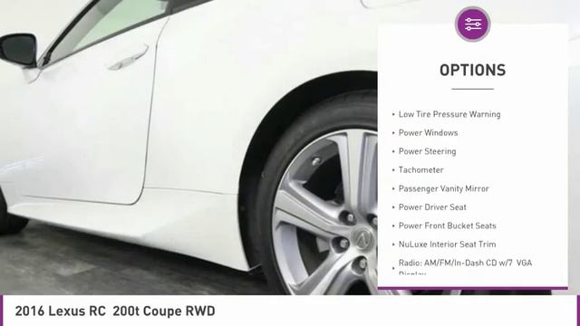 2016 Lexus RC  C243142