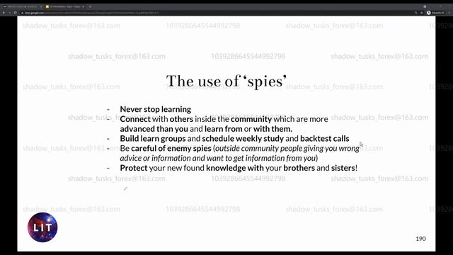 14 The Use of Spies