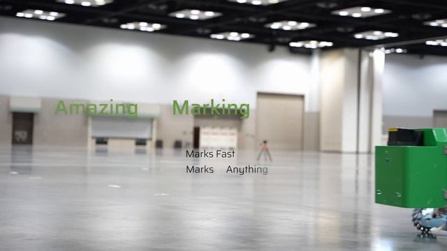 August Robotics Lionel floor marking at Indiana Convention Center