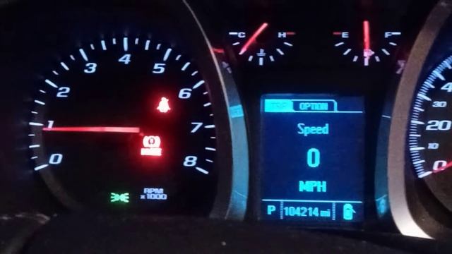 2014 Chevrolet Equinox LT: Nighttime Startup