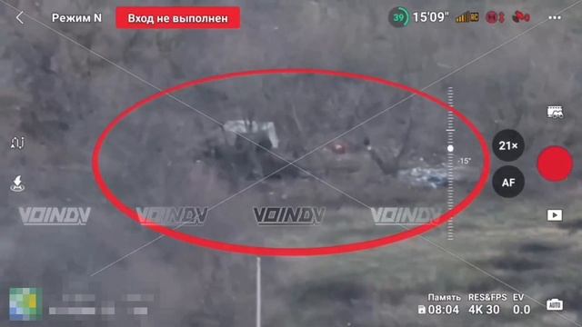 Операторы БПЛА 14 гвардейской бригады спецназа группировки Восток уничтожают живую силу и брон...